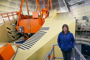 Dr. Smith at the Infrared Telescope Facility.